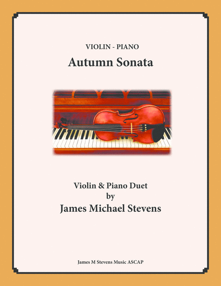 Autumn Sonata Violin Piano Sheet Music