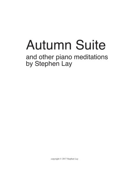 Free Sheet Music Autumn Suite Collection