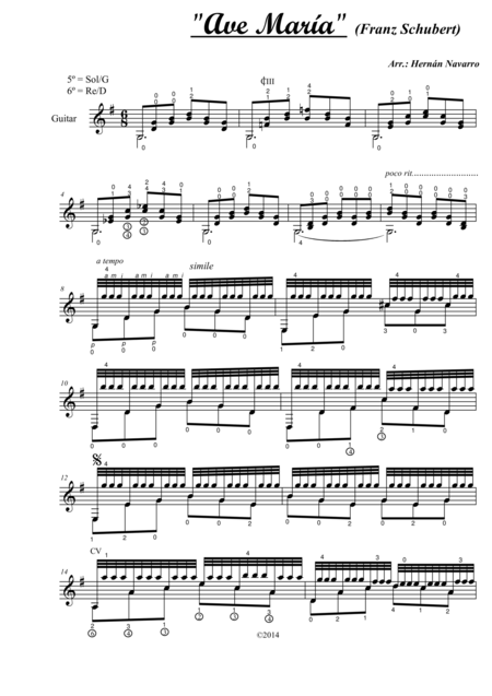 Ave Mara Sheet Music