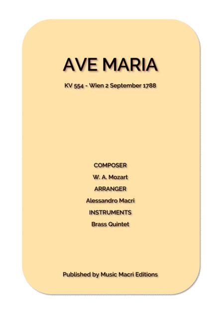Free Sheet Music Ave Maria By Mozart