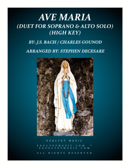 Ave Maria Duet For Soprano And Alto Solo High Key Sheet Music