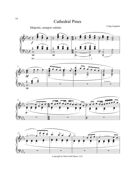 Ave Maria For 2 Part Choir English Lyrics High Key Piano Accompaniment Sheet Music