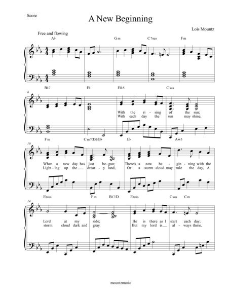 Ave Maria For 2 Part Choir Sa Low Key Piano Accompaniment Sheet Music