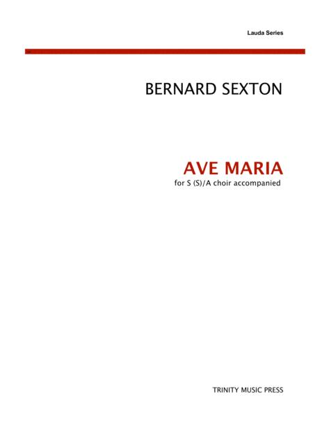 Ave Maria For A Voices Sheet Music