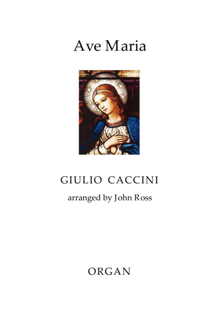 Ave Maria Organ Solo Sheet Music