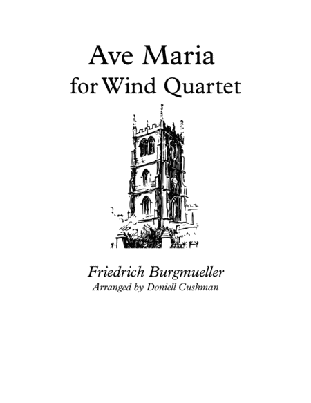 Ave Maria Wind Quartet Sheet Music