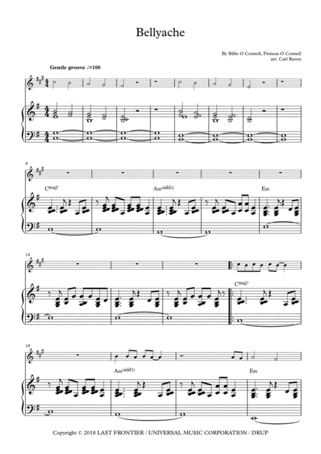 Ave Verum Corpus Trombone Duet Piano Accompaniment Sheet Music