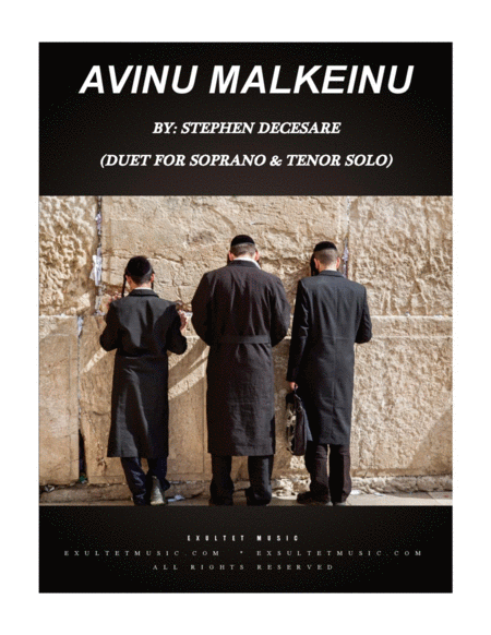 Avinu Malkeinu Duet For Soprano And Tenor Solo Sheet Music