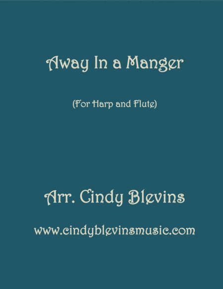 Away In A Manger Arranged For Harp And Flute Sheet Music