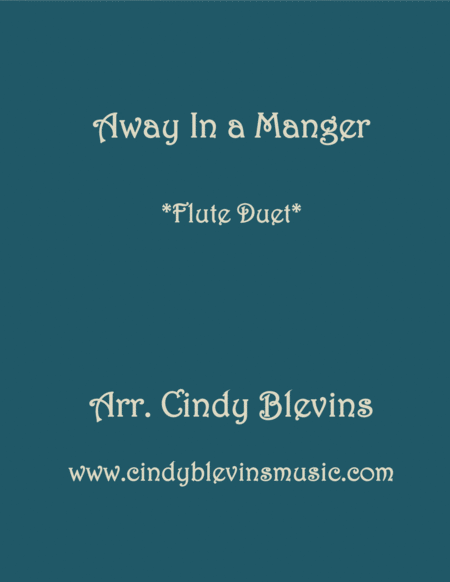 Away In A Manger For Flute Duet Sheet Music