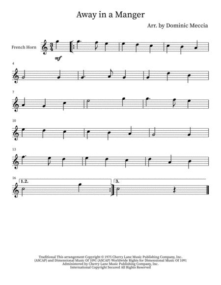 Away In A Manger French Horn Sheet Music