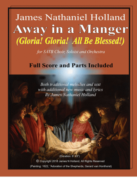 Away In A Manger Gloria Gloria All Be Blessed For Soloist Satb Choir And Orchestra Sheet Music