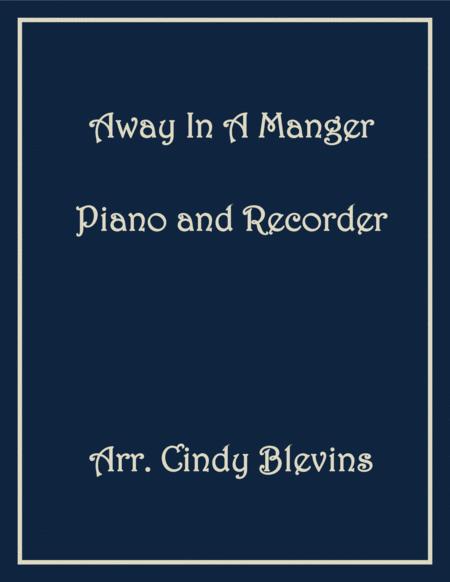 Away In A Manger Piano And Recorder Sheet Music