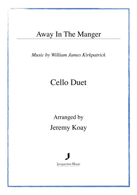 Away In The Manger Cello Duet Sheet Music