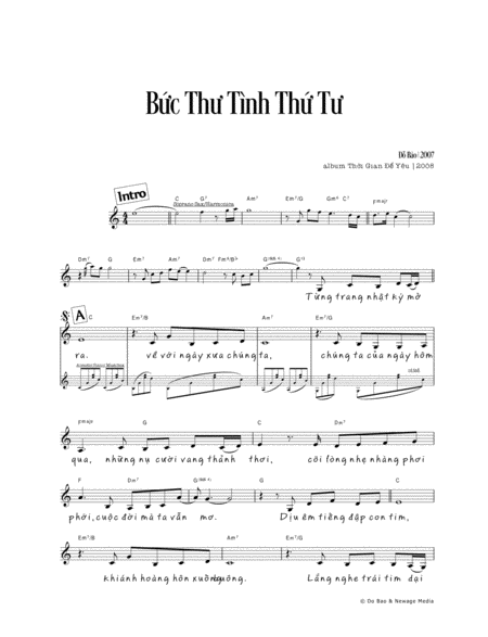 Free Sheet Music B C Th Tnh Tht Vocal Chords Piano Harmonica Reduction
