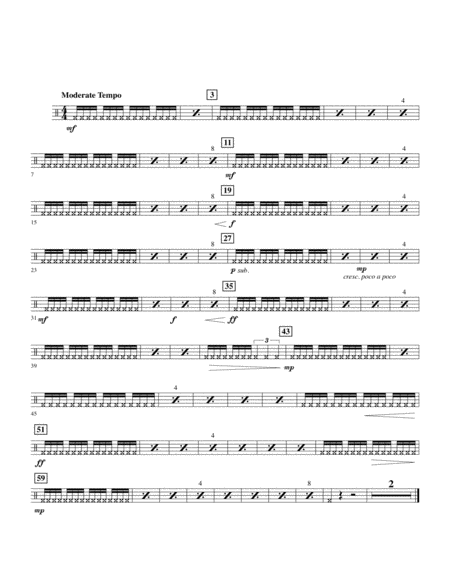 Free Sheet Music Baba Yetu From Civilization Iv Arr Johnnie Vinson Percussion 2