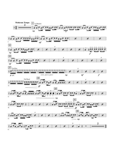 Free Sheet Music Baba Yetu From Civilization Iv Arr Johnnie Vinson Percussion 3