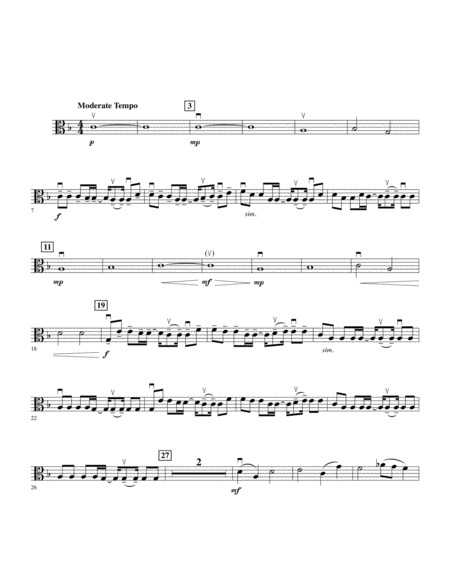 Baba Yetu From Civilization Iv Arr Johnnie Vinson Pt 3 Viola Sheet Music