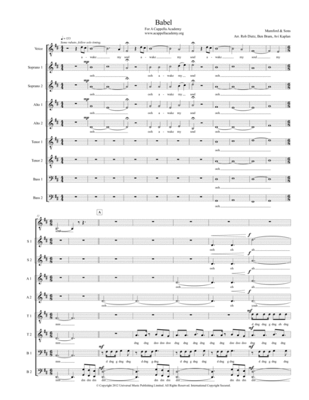 Free Sheet Music Babel