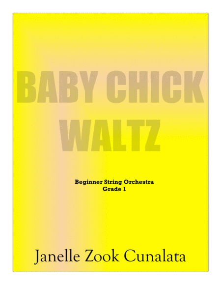 Free Sheet Music Baby Chick Waltz