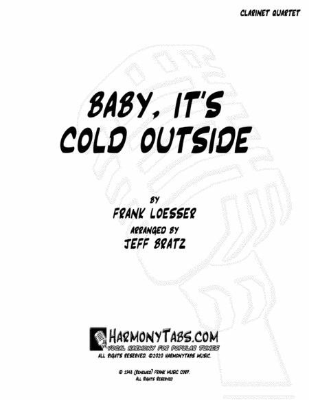 Baby It Cold Outside Clarinet Quartet Sheet Music