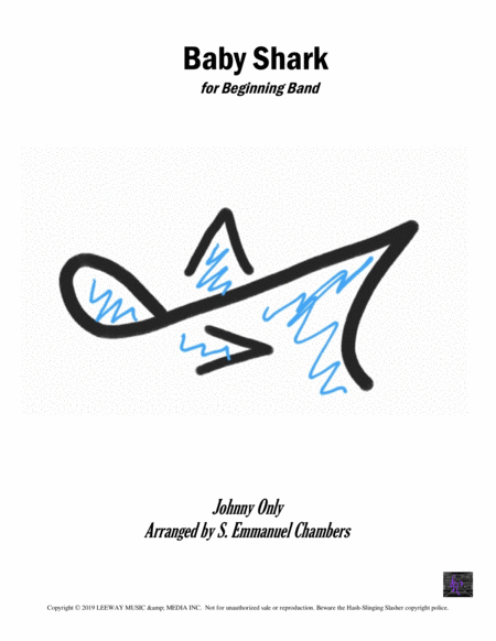 Free Sheet Music Baby Shark For Beginning Band Easy