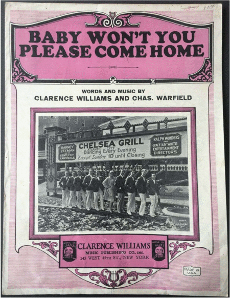 Baby Wont You Please Come Home Sheet Music