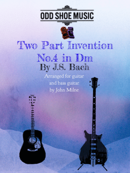 Bach 2 Part Invention No 4 In Dm For Guitar And Bass Guitar Sheet Music