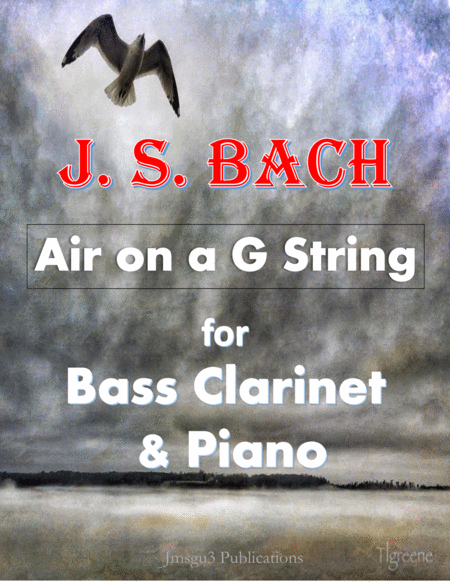 Bach Air On A G String For Bass Clarinet Piano Sheet Music