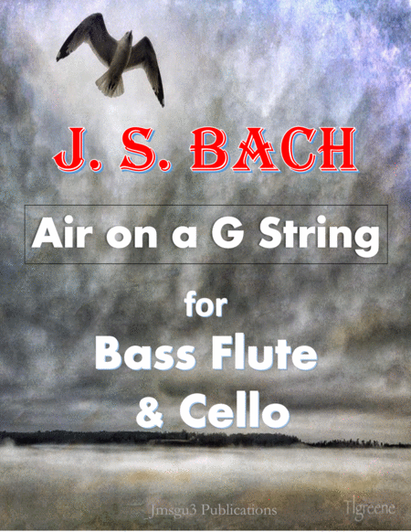 Bach Air On A G String For Bass Flute Cello Sheet Music