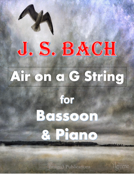 Bach Air On A G String For Bassoon Piano Sheet Music