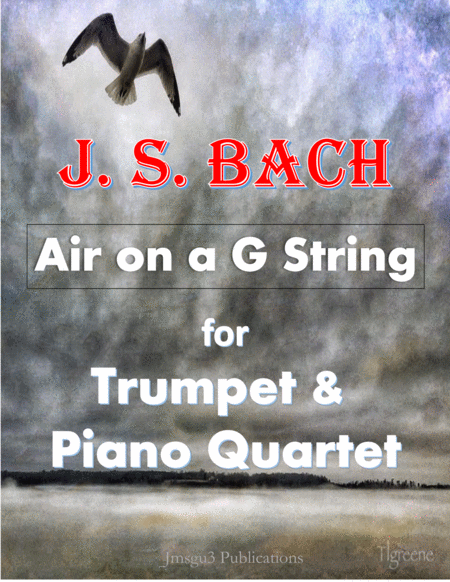 Bach Air On A G String For Trumpet Piano Quartet Sheet Music