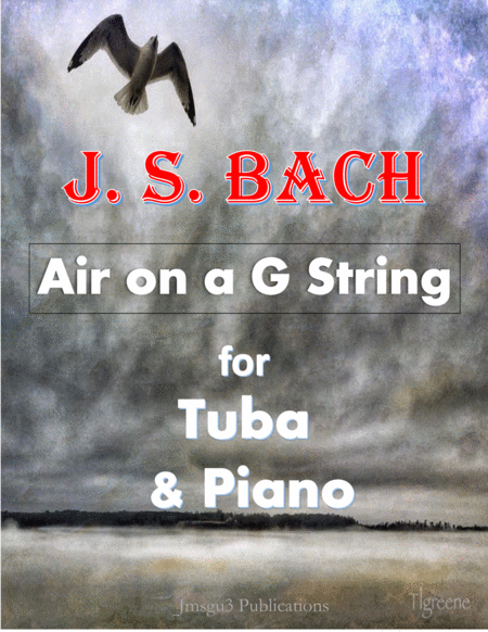 Bach Air On A G String For Tuba Piano Sheet Music