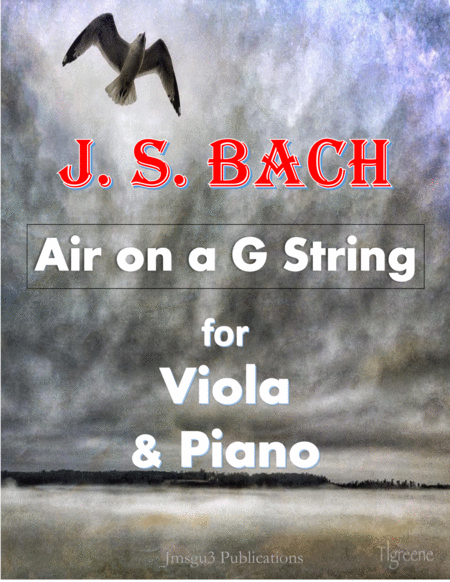 Bach Air On A G String For Viola Piano Sheet Music