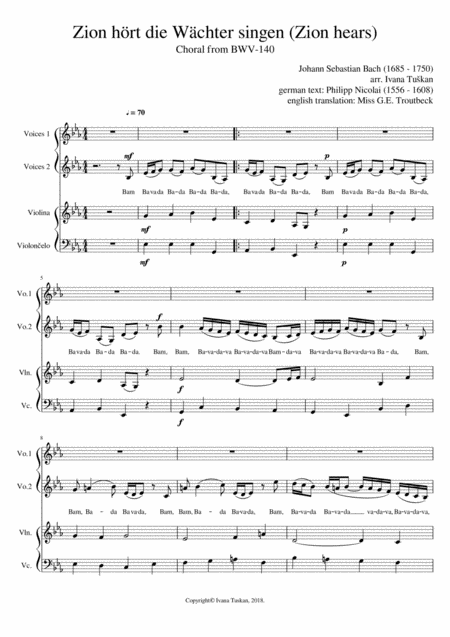 Free Sheet Music Bach Largo From Concerto Bwv 1056 For Piano Quintet