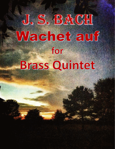 Bach Wachet Auf For Brass Quintet Sheet Music