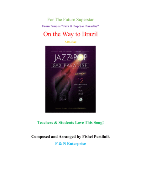 Background For On The Way To Brazil For Alto Sax Sheet Music