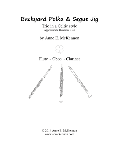 Free Sheet Music Backyard Polka Segue Jig