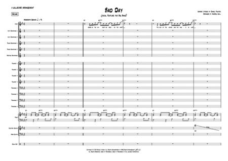 Bad Day Vocal Feature For Big Band Sheet Music