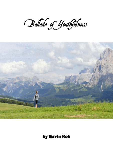 Free Sheet Music Ballade Of Youthfulness