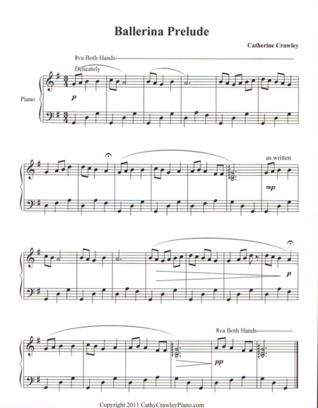 Ballerina Prelude Sheet Music