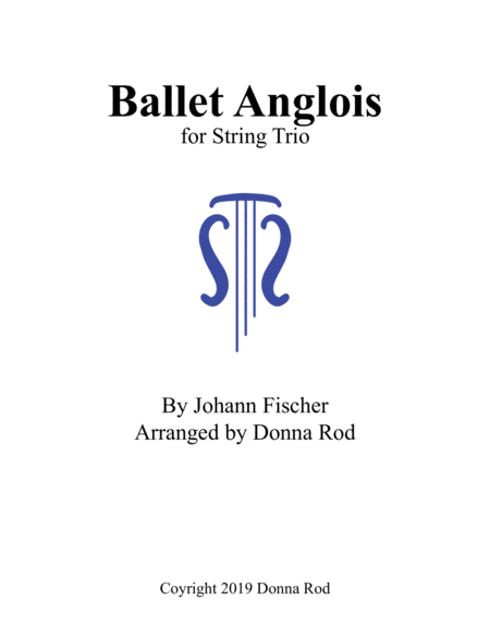 Free Sheet Music Ballet Anglois