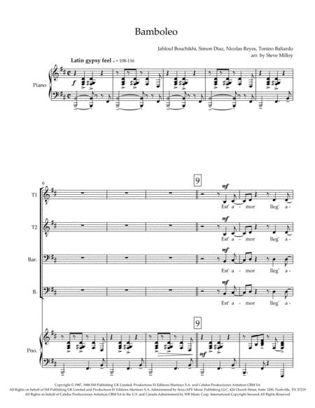 Bamboleo Sheet Music