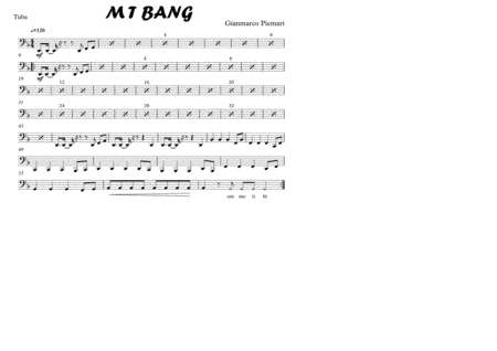 Bang Sheet Music