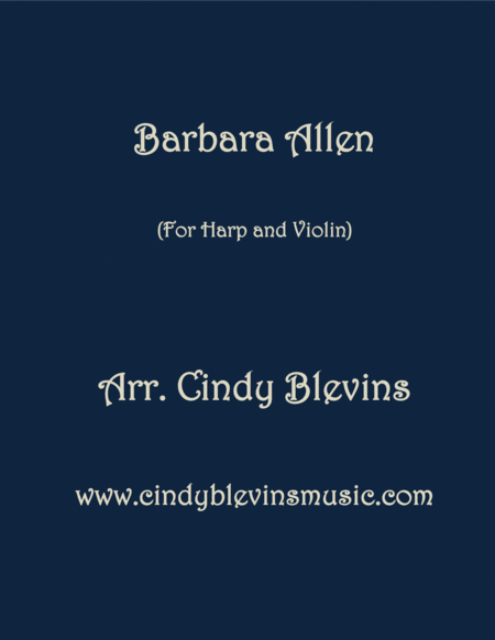 Barbara Allen Arranged For Harp And Violin Sheet Music