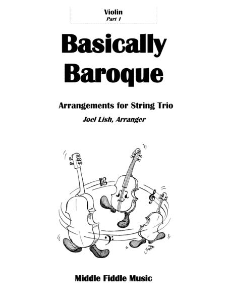 Basically Baroque For String Trio Violin Viola And Cello 10200 Sheet Music