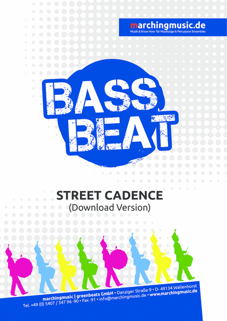 Bass Beat Street Cadence Sheet Music