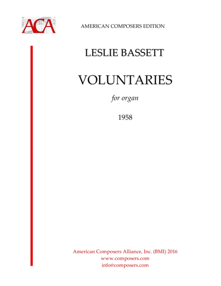 Bassett Voluntaries Sheet Music