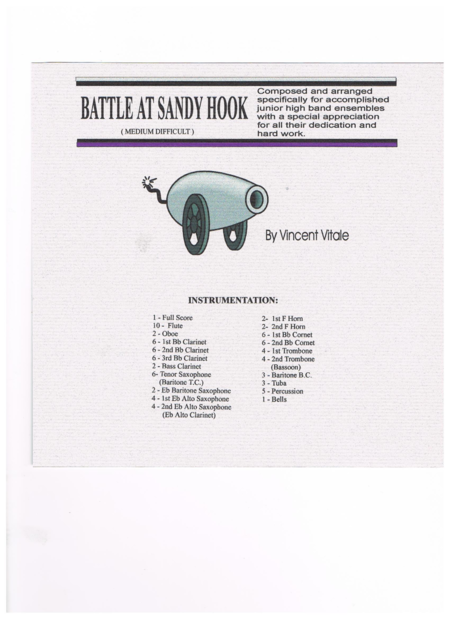 Battle At Sandy Hook Sheet Music