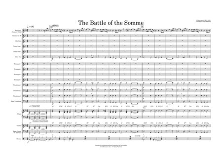 Battle Of The Somme The Big Band With Highland Pipe Band Sheet Music